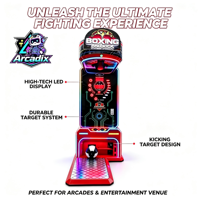 MAKER Machine d'arcade simulateur de boxe et de kick-boxing à fort potentiel de profit, jeu interactif de frappe au sac de boxe, Maquina De Boxeo pour cinémas et salons