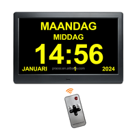 Horloge Athan facile à installer, diffusion de contenu islamique, l'horloge intelligente avec cadre d'azan affiche également la météo locale