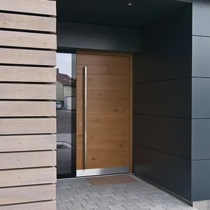 <span class=keywords><strong>Porte</strong></span> <span class=keywords><strong>d</strong></span>'<span class=keywords><strong>entrée</strong></span> élégante en aluminium avec une structure robuste et une isolation acoustique pour une vie paisible à la maison - Product Image 3