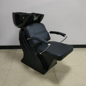 Shampoo Chair Backwash Unit / Shampoo Bowl and Chair Hair Salon Furniture / Salon Gold Shampoo Chair - Product Image 6