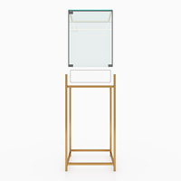 Yiree Store Fixture Fabricant Meilleur Designer Diamant Cas Métal Or Petite Bijouterie Design 3d Intérieur