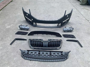 Pare-chocs avant de voiture avec calandre, accessoire de véhicule, pour VW <span class=keywords><strong>Skoda</strong></span> <span class=keywords><strong>Octavia</strong></span> mise à niveau <span class=keywords><strong>rs</strong></span> /vrs 2017 <span class=keywords><strong>2018</strong></span> 2019 - Product Image 3