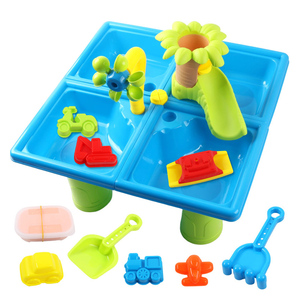 Nuevas características al por mayor, mesa de agua y arena para niños, actividades al aire libre, juguetes de playa y arena - Product Image 1