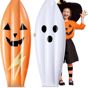 Tabla de Surf Inflable de PVC Colorida, Decoración para Fiestas en la Playa Hawaiana, Juguete para Piscina, Accesorio para Fotos, para Vacaciones de Verano - Product Image 1