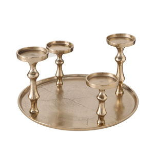 Derniers produits de décoration intérieure pour la maison, les hôtels et les restaurants Porte-bougie en aluminium pour les centres de table - Product Image 4