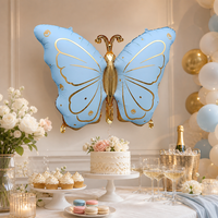 Ballon papillon en feuille mate, 79 x 53 cm