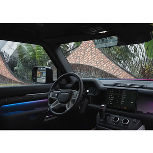 Kit d'éclairage ambiant RGBIC pour voiture, pour Land Rover Defender, décoration d'ambiance intérieure, contrôle par application Bluetooth, bande lumineuse LED - Product Image 3