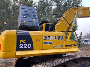 Excavadora de 22 toneladas en buen estado, excavadora Komatsu usada, Komatsu PC220 excavadora sobre orugas, excavadora de 2 toneladas, a la venta - Product Image 6