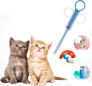 Pet Pill Syringe Pet Pill Dispenser Dogs und Cats Medicine Feeder mit Silicone Soft Tip Medical Feeding Tool Kit Reusable
