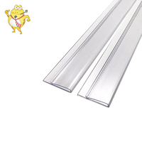 Porte-étiquettes adhésives en PVC plastique personnalisées par l'usine LAOHAMA, porte-étiquettes de prix pour supermarché