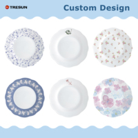 Assiettes de Dîner en Porcelaine Blanche Plates, en Céramique de Chine, Fantaisie, pour Restaurants, Fêtes à la Française, Vente en Gros, pour Traiteur et Mariage