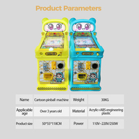 Machine de jeu d'arcade électronique à pièces, nouvelle machine de flipper à billes, mini-machine de divertissement pour enfants, centre commercial