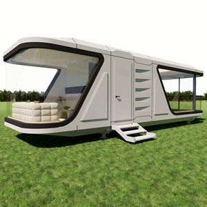Mobile Space CapsuleHouse Durable Prefab Luxury Cottage para Resort Farm para sala de estar y cocina - Product Image 4