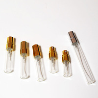 Flacons de parfum arabes de luxe, petits et chers, de 2, 3, 5 et 10 ml, en verre, rechargeables, avec boîte d'emballage.