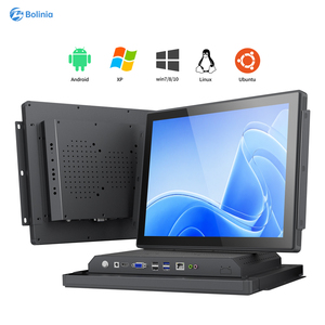 PC Industrial Sem Ventoinha de 15 Polegadas com Painel Touch IP65 à Prova d'Água Monitor de Tela Touch de 500/1000 Nits Suporte a Módulo de Câmera - Product Image 2