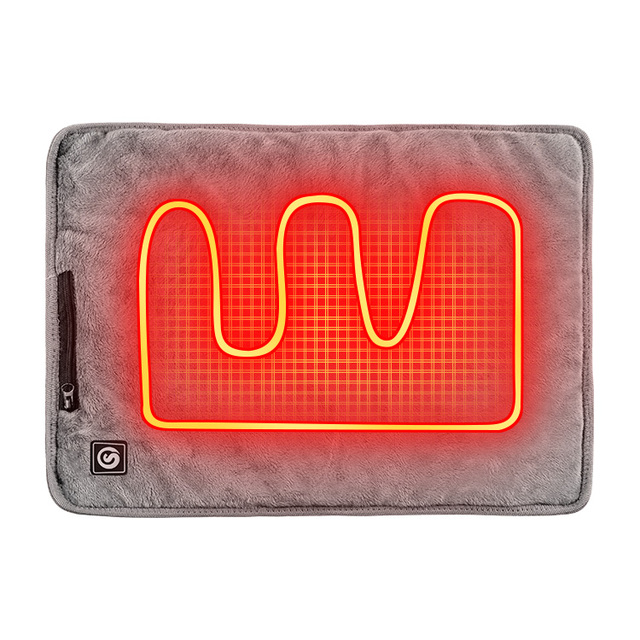 Magic Velvet Custom Colors Camping Electric Heated Outdoor Battery Seat Cushion Pad Car Graphene Heating Wheelchair Cushions