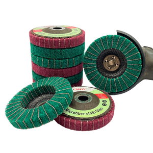 CHGV Vlies-Lamellenschleifscheibe Premium Nylonfaser-Lamellenschleifscheibe Aluminiumoxid-Polierscheibe für Edelstahlschleifen - Product Image 1