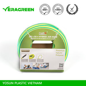 PVC and <b>Rubber</b> 1/4NPT Vietnam High Pressure 3/8'' Portable Anti-UV 1000psi Industrial Use Hybrid Air <b>Hose</b> - Product Image 2