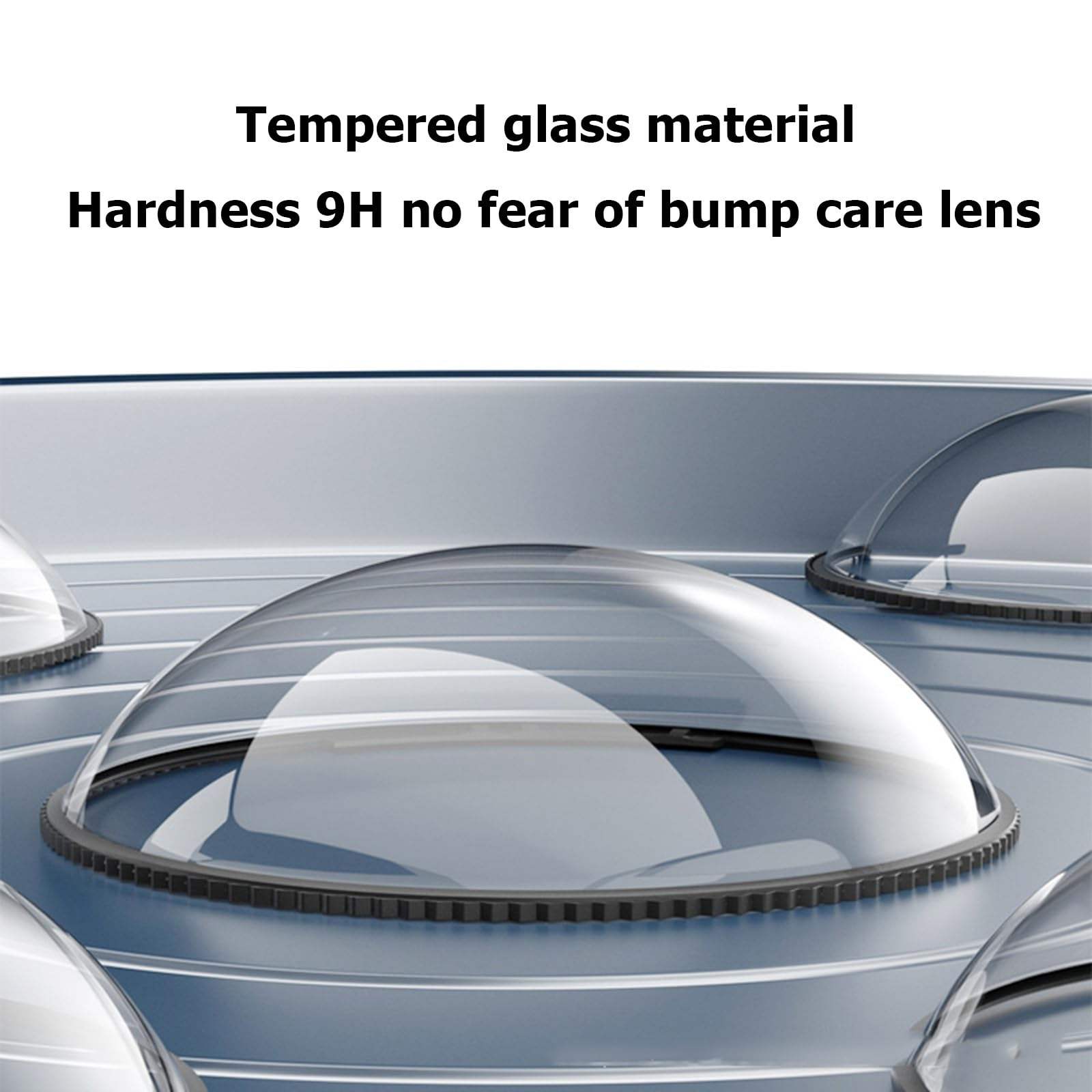 HONGDAK Lens Guard for Insta360 One X5 Snap-in Design 10H Hardness Tempered Glass Protective Cover for Insta 360 X5 Accessories