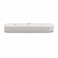 Plaque de protection de loquet de porte imprimée en 3D sur mesure, blanche, prototype OEM par injection, accessoire de quincaillerie pour serrure de porte