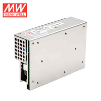 Original Mean Well PSC-100 Series 100W Switching Power Supply dengan Casing Jaring Logam Tegangan Output Tunggal 13.8V/27.6V