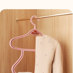 <span class=keywords><strong>Cintres</strong></span> pour vêtements d'enfants de couleur bonbon, <span class=keywords><strong>cintres</strong></span> en plastique pour sécher les vêtements de bébé, <span class=keywords><strong>lot</strong></span> de cinq - Product Image 2