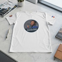 T-shirt Électoral Jetable Léger 100% Polyester Unisexe Personnalisé Impression Sérigraphique Respirant Tricoté Événement Politique