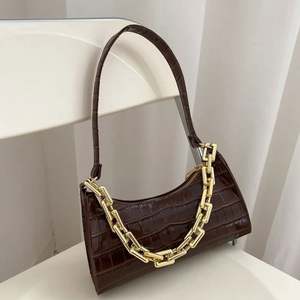 Sac bandoulière décontracté en PU et nylon pour femme, motif bonbon, 11 couleurs, sac à main sous le bras J0096 - Product Image 3