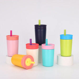 2025 nóng bán sáng tạo 12oz Mini Thép không gỉ Phích chân không Cà Phê Cốc Cốc biểu tượng tùy chỉnh cách nhiệt Mug với rơm - Product Image 4