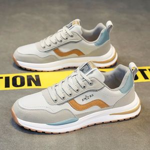 Baskets décontractées polyvalentes pour hommes Torre – Chaussures épaisses blanches respirantes et tendance pour l'été - Product Image 4
