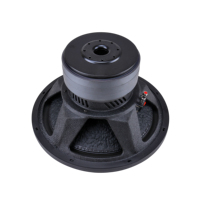 Subwoofer de voiture Soway 15 pouces 2500W RMS à double bobine, haut-parleur de basses avec bord en mousse pour l'amélioration audio et des basses profondes du véhicule