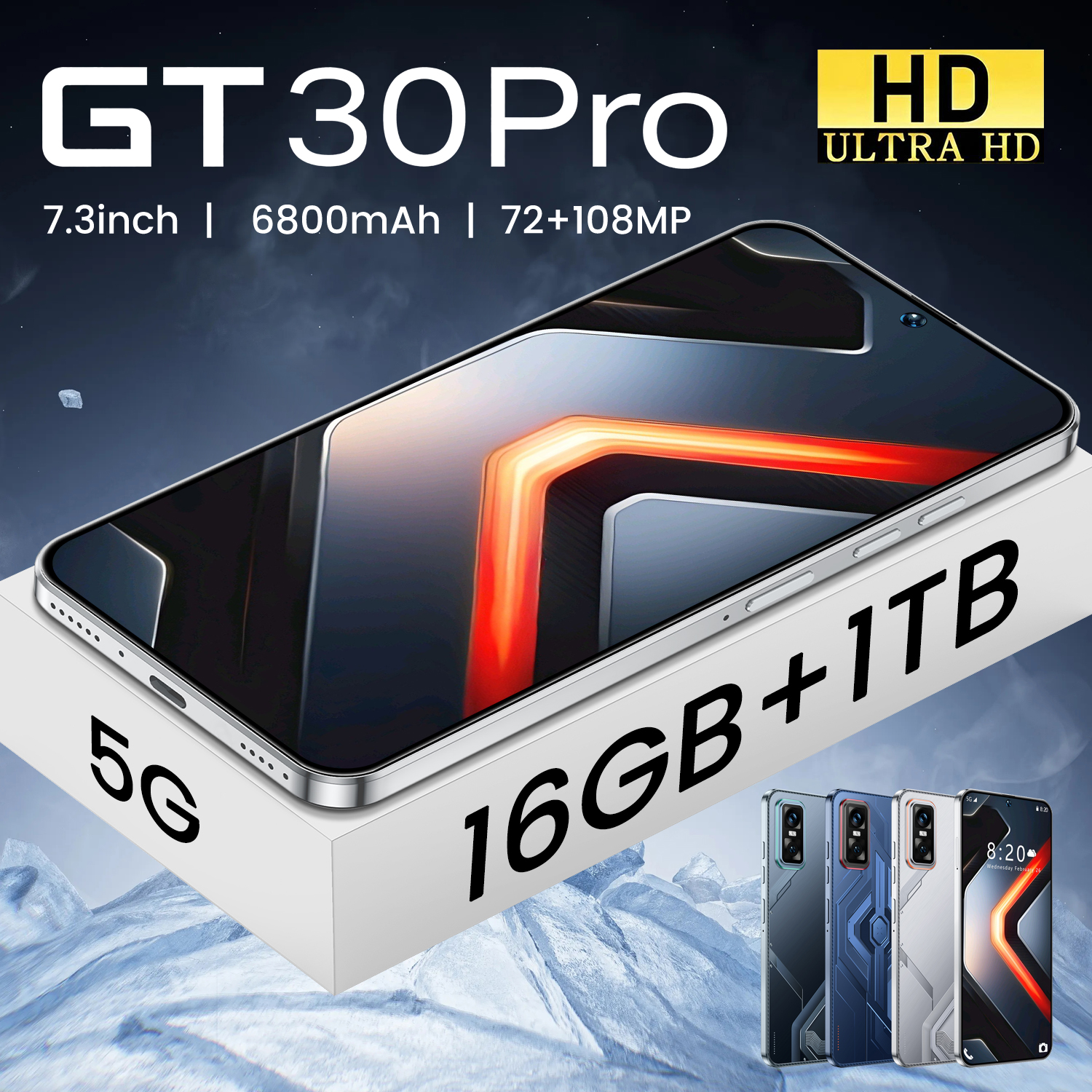 Infinix GT30 Pro Smartphone - 5G Dual SIM with 2K 108MP Camera