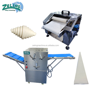 Machine à rouler et à étaler la pâte à croissants automatique <span class=keywords><strong>de</strong></span> comptoir, <span class=keywords><strong>en</strong></span> acier inoxydable, électrique, équipement <span class=keywords><strong>de</strong></span> formage <span class=keywords><strong>de</strong></span> pâtisserie et <span class=keywords><strong>de</strong></span> pain pour <span class=keywords><strong>boulangerie</strong></span> - Product Image 1