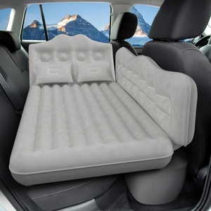 Matelas pneumatique moderne pour voiture avec pompe à air intégrée, pour SUV et camion, idéal pour le camping, coussin de couchage de voyage épaissi pour siège arrière extérieur - Product Image 1