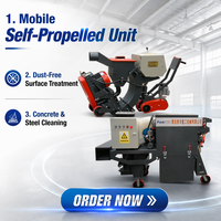 Machine de sablage mobile CE électrique pour le nettoyage de béton et de revêtements époxy – Livraison rapide – Machine de sablage de sols