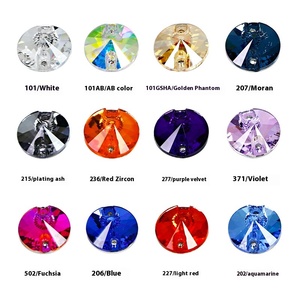 Cinta de satén Yantuo, cinta de satén, planos de diamantes cosidos a mano, diamantes de imitación de cristal, DIY vestidos de novia, hebilla de satélite de cristal, cosido - Product Image 3