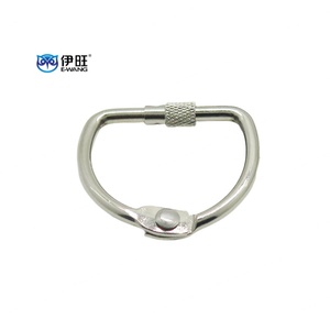 EWANG Iron 1.5 Inch Fabric Storage Book Ring D Shape Washi Tape Storage Ring - Product Image 1