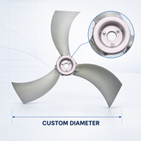 Ventilateurs axiaux à 3 pales en nylon WindRise S14-PAG à angle réglable pour pulvérisateur, moissonneuse, chariot élévateur