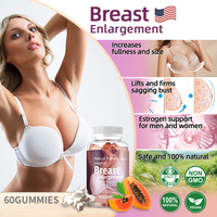 Gummies Naturels pour l'Amélioration Mammaire, Soutien de la Fermeté et de l'Équilibre Hormonal, pour la Santé Vaginale et Cutanée des Femmes