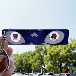 Ciondolo con Striscia Oculare di Demon Slayer, Portachiavi in Acrilico Anime con Mio <span class=keywords><strong>Moglie</strong></span>, Zenitsu, Juro, Kanroji - Product Image 4