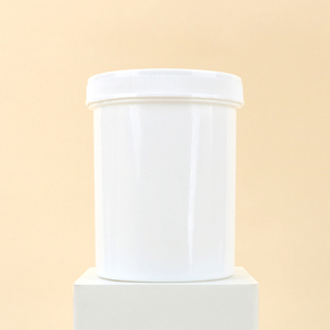 250 ml PP White Food Grade Container Recyclable Ice Cream Puree Pack Plastic <b>Bucket</b> <b>with</b> Screw <b>Lid</b> for Pudding Jelly Mousse - Product Image 2