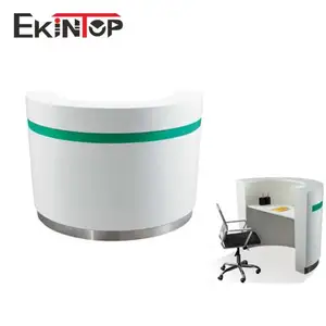 Ekintop Offre Spéciale bureau de réception moderne petit bureau de réception multifonctionnel magasin comptoir de caisse
