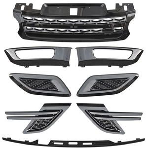 Pour Land <span class=keywords><strong>Rover</strong></span> <span class=keywords><strong>Range</strong></span> <span class=keywords><strong>Rover</strong></span> <span class=keywords><strong>Sport</strong></span> 2014-2017 Kit de Version Super noire améliorée Kit de carrosserie de pare-chocs avant arrière - Product Image 2