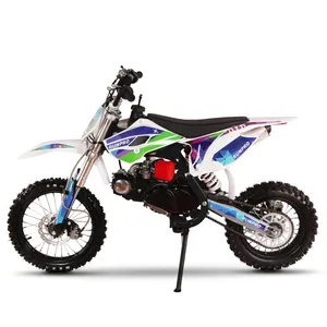 14/12 pollici ruote crossbike vendite 110cc 125cc 4 tempi kick avviamento elettrico dirt bike pitbike per adulti con CE