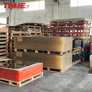 反射性4フィート×8フィートゴールドミラーアクリルシート卸売価格アクリルシート自己粘着ミラー1mmパネル - Product Image 4