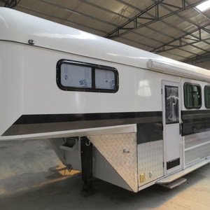 Semirremolque de Acero Galvanizado HERUI con Cuello de Cisne para Transporte de 3 Caballos, Estándar Australiano, Personalizado, Capacidad de Carga de 4T, Doble Eje, Eléctrico - Product Image 2