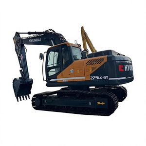 Cost-effective Hyundai R225 Used Crawler Excavator Cummins Engine Pump Motor 22 Ton 1.2m <b>Bucket</b> <b>for</b> Construction Earthmoving - Product Image 1