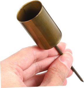 Weihnachtskranz-Kerzenhalter-Set, 4 Stabkerzenhalter, Adventskranzhalter, Eisen, Schwarz, Spikes, Hochzeit, Party, Weihnachtstisch - Product Image 6