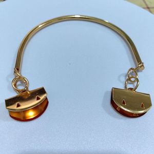Asa de metal semicircular duradera para bolsos y cajas de regalo - Product Image 1