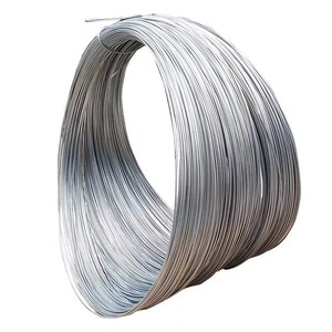 Alambre de Hierro Galvanizado por Inmersión en Caliente, Alambre de Acero Galvanizado Suave para Atar Varillas de Construcción, Empaquetado en Rollos - Product Image 1